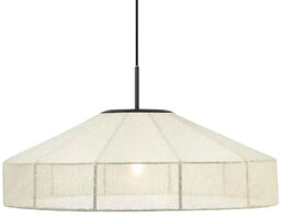 Markslojd Wisząca lampa do sypialni Alia 108955 lniana
