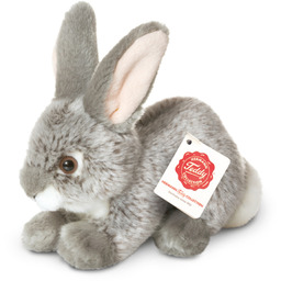 Maskotka Szary Królik siedzący 18 cm Teddy Hermann