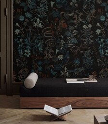 Wallcolors Tapeta Botanic Black