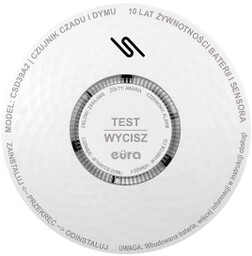 Eura-Tech Eura CSD-39A2 Czujnik czadu / dymu