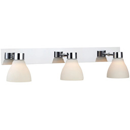 Markslöjd - Cassis 3 Lampa Ścienna IP44 Chrom/Opalizowany