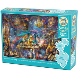 Cobble Hill, Puzzle, Smok w bibliotece, 350 el.