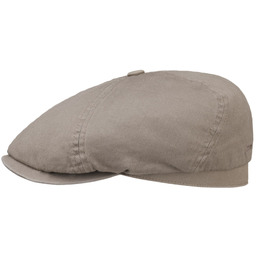 Kaszkiet Cotton Twill by Stetson, szarobrązowy, cm
