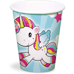 Folat - Kubki jednorazowe Unicorn 250 ml -