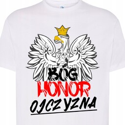Patriotyczna Koszulka Godło Polska Orzeł S 3228