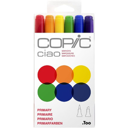 COPIC Ciao Marker Set "Primary" z 6 kolorami,