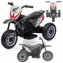 Pojazd na akumulator dla dzieci Szary Motocykl Honda