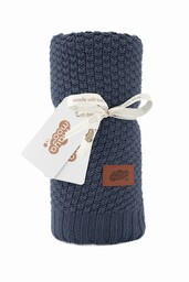 Detexpol Kocyk bambusowy Mayamoo 80x100 06 granatowy denim