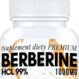 Berberyna HCL 99% + Kurkuma suplement diety 60