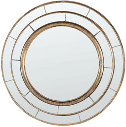 Beliani Okrągłe lustro wiszące ścienne ø 40 cm