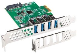 Lanberg Karta PCI.EX-> USB 3.1 Gen1 PCE-US3-004
