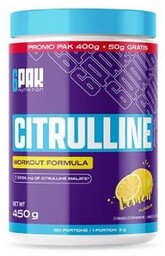 6Pak Nutrition Citrulline smak cytrynowy, 450 g