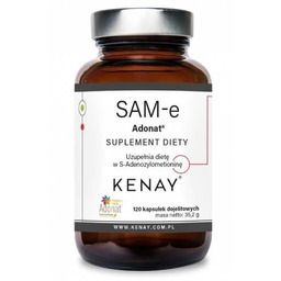 KENAY SAM-e S-Adenosyl-L-Methionine, 120 kaps.