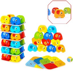 TOOKY TOY Gra zręcznościowa Słonik na Słoniku
