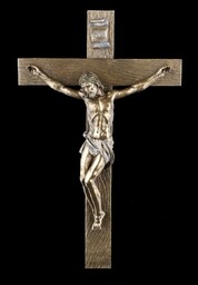 DUŻY WISZĄCY KRZYŻ Krucyfiks JEZUS CHRYSTUS VERONESE (WU75228A4)