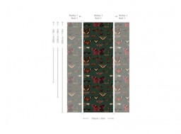 Wallcolors Tapeta Butterflies Vert
