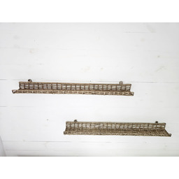 Dekoracyjna Rustykalna Półka Z Rattanu 80 CM Hampton