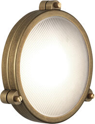 Kinkiet zewnętrzny marynistyczny IP65 mosiądz MALIBU ROUND 1387001