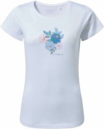 Craghoppers Damska bluza damska Miri T-shirt Optyczny biały