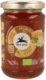 MIÓD NEKTAROWY KASZTANOWY BIO 400 G ALCE NERO