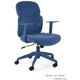 Fotel biurowy BONUS Unique Niebieski