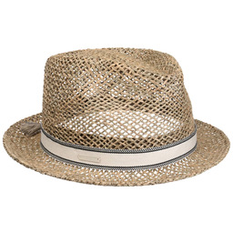 Kapelusz Morskiej Trawy Vented Fedora by Seeberger, naturalny,