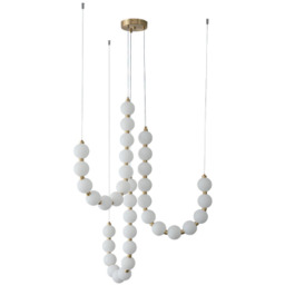 Perla - lampa wisząca 65 cm kaskadowy LED