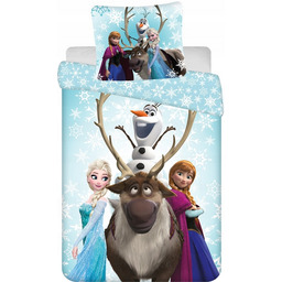 Pościel 160x200 Frozen Kraina Lodu Elsa Anna Olaf