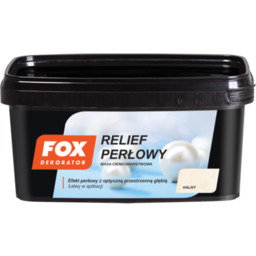 Masa cienkowarstwowa RELIEF PERŁOWY HALNY 1 kg FOX