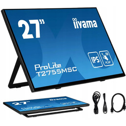 Monitor dotykowy 27" iiyama ProLite T2755MSC-B1 Fhd Ips