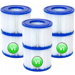 6x Filtr Do Lay-z-spa Pompy Jacuzzi 60311 Bestway
