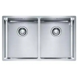 Franke Box BXX 220/120 34-34 Stalowy Srebrny Zlewozmywak