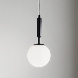Luminex Lampa wisząca Nalo, 1-punktowa, czarna