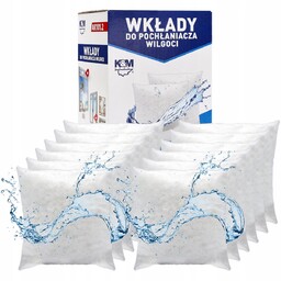 Wkłady do Pochłaniacza Wilgoci 280g x 12szt K&M,