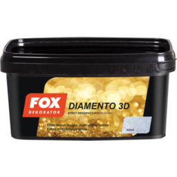 Farba dekoracyjna DIAMENTO 3D aqua 1 l FOX