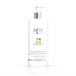 Apis Acne, Oczyszczające mleczko z zieloną herbata, 500ml