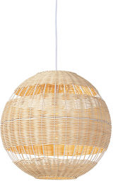 QAZQA Rustykalna lampa wisząca rattan - Rattan