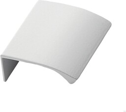 Uchwyt meblowy krawędziowy Edge Straight 40 Aluminiowy Biały