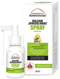 Boni Fratres Pharmaceutical Produkty Bonifraterskie Balsam Jerozolimski spray