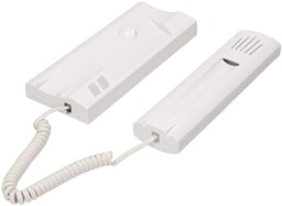 Domofon biały Proel PC-255 Unifon cyfrowy zworki instalacja