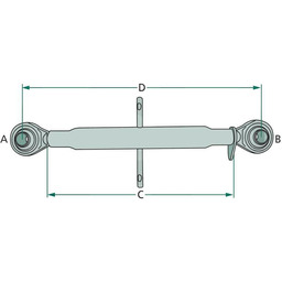Łącznik centralny kat. 1 345-470mm
