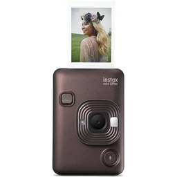 FUJIFILM Aparat natychmiastowy Instax mini LiPlay Brązowy Zestaw