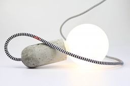 Nud Collection Lampa NUD Base Niebiesko - Szara