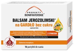 Boni Fratres Pharmaceutical Produkty Bonifraterskie Balsam Jerozolimski