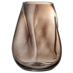 Bloomingville - Wazon Ingolf Brown Glass