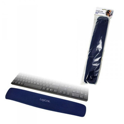 LogiLink Żelowa podkładka pod klawiaturę, niebieska