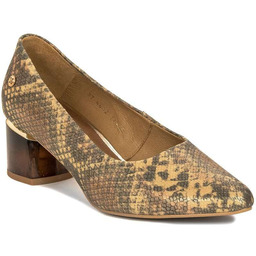 Maciejka Czółenka damskie skórzane Gad Złoty-36