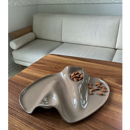 Pakamera Ceramiczna taca na przekąski WAVY no. 8