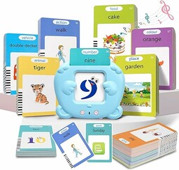 YCFUN Mówiące karty flash z brytyjskim angielskim