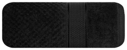Eurofirany Ręcznik Jessi 70x140 czarny frotte 500g/m2